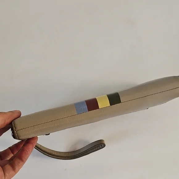 Fossil Beige Wallet with Colorful Stripes - Picture 9 of 16